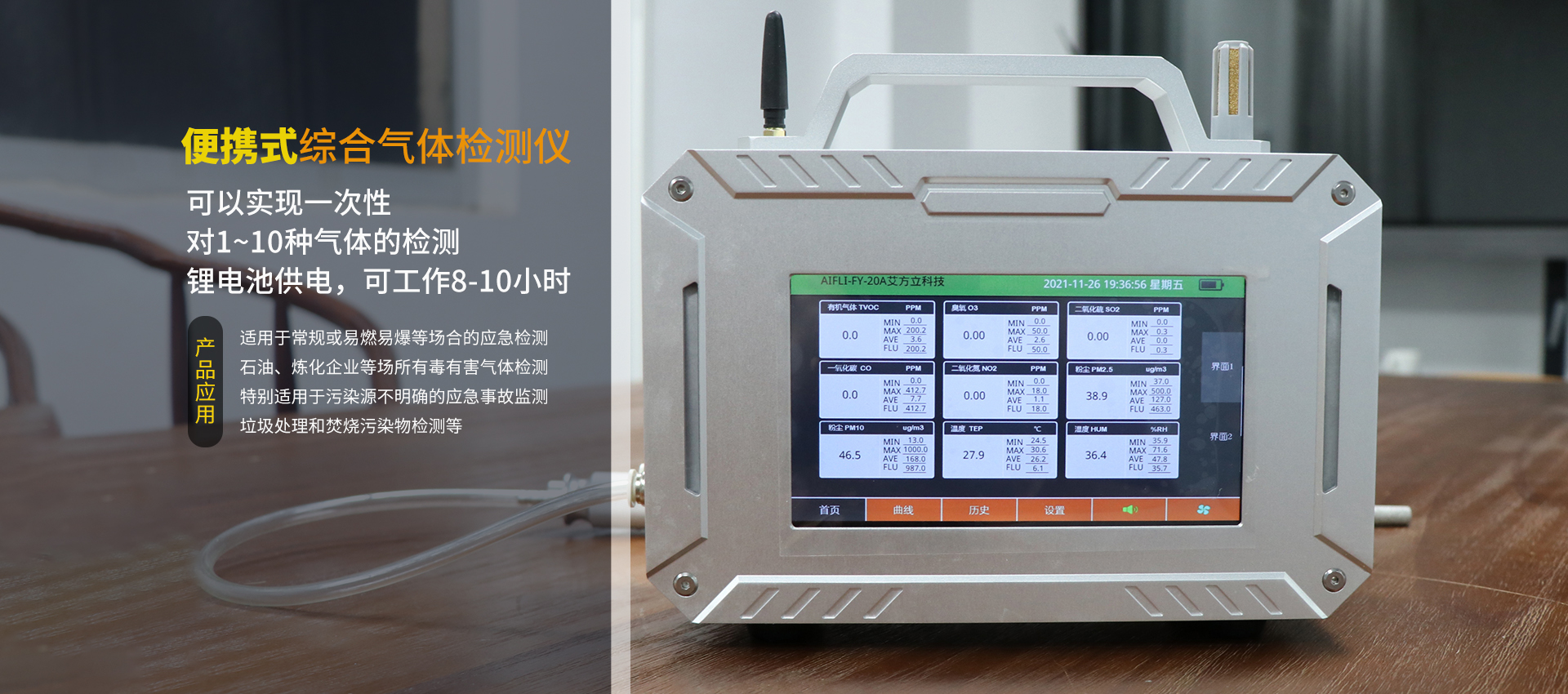 有毒有害氣體環境檢測儀需要定期標定的原因是什么?