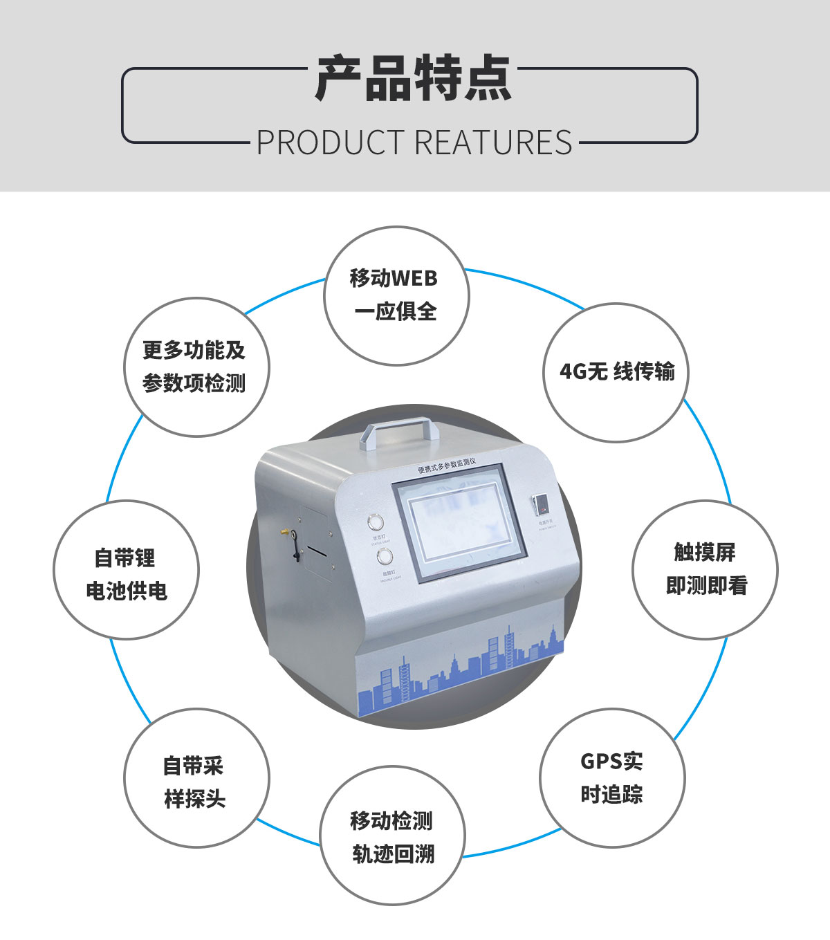 便攜式綜合環(huán)境檢測儀器