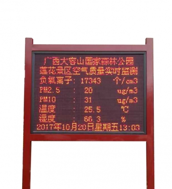 森林公園負氧離子監(jiān)測系統(tǒng)