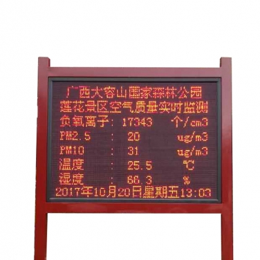 森林公園負(fù)氧離子監(jiān)測系統(tǒng)