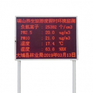 濕地公園負(fù)氧離子監(jiān)測系統(tǒng)